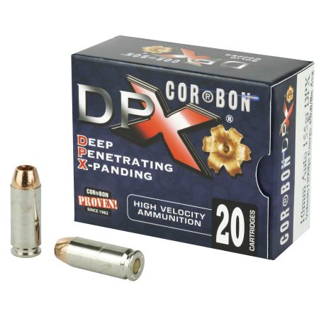 Corbon Ammo - Corbon Ammo DPX 10mm 155-Grain Deep Penetrating X Bullet - 20 Rounds per Box