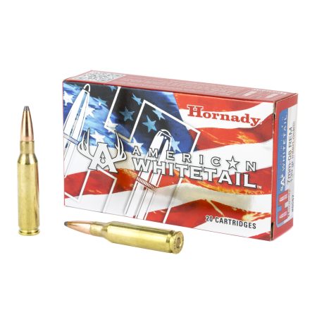 Hornady - Hornady American Whitetail 7mm-08 Remington 139 Grain InterLock Ammunition - 20 Rounds Per Box