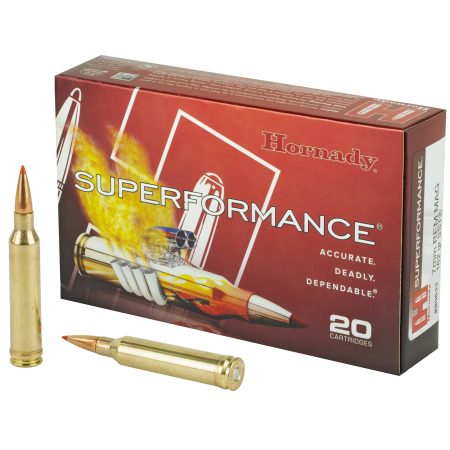 Hornady - Hornady Superformance SST 7mm Remington Magnum 162-Grain Rifle Ammunition (20 Rounds per Box)