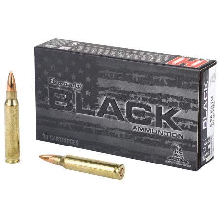 Hornady - Hornady Black 556 NATO 62-Grain Full Metal Jacket Ammunition – 20 Rounds