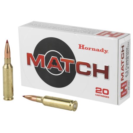 Hornady - Hornady 6.5 Creedmoor 120 Grain ELD Match Ammo – Precision Match Grade Cartridge