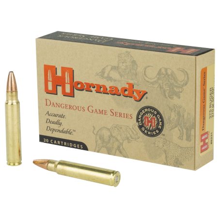 Hornady - Hornady Dangerous Game Series .375 Ruger 270 Grain Soft Point Ammunition (20 Rounds)