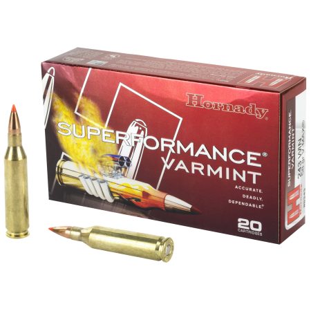 Hornady - Hornady Superformance Varmint .243 Winchester 58 Grain V-Max Ammunition - 20 Rounds Per Box