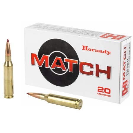 Hornady - Hornady 260 Remington ELD Match 130 Grain Ammunition - Precision Accuracy for Long-Range Shooting