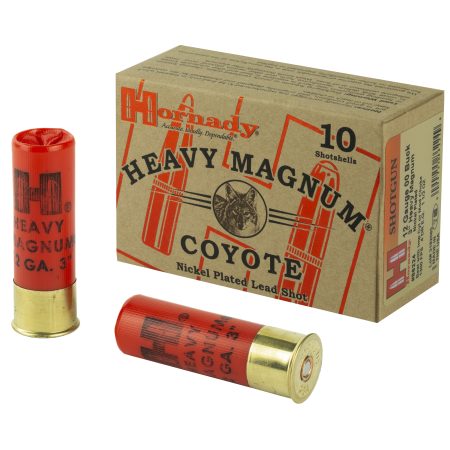 Hornady - Hornady Heavy Magnum 12 Gauge 3-Inch 00 Buckshot Shotshells – 10 Rounds Per Box