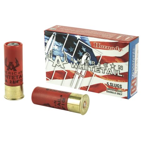 Hornady - Hornady American Whitetail 12 Gauge Rifled Slug – 1 oz, 5 Pack