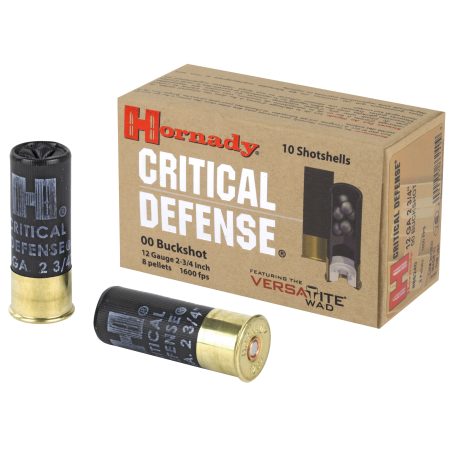 Hornady - Hornady Critical Defense 12 Gauge 00 Buckshot - 10 Rounds per Box