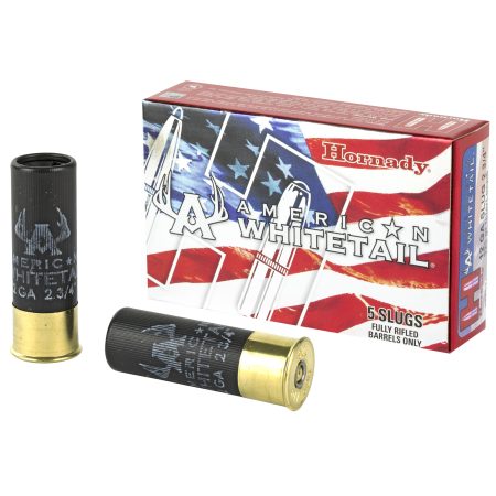 Hornady - Hornady American Whitetail 12 Gauge 2.75 inch 325-Grain Rifled Slug (5/100 Box)