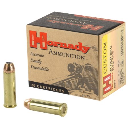 Hornady - Hornady Custom 41 Magnum 210-Grain XTP Pistol Ammo - Precision and Power