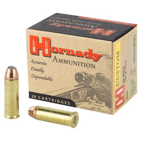 Hornady - Hornady Custom 44 Magnum 200 Grain XTP Pistol Ammo - 20 Rounds