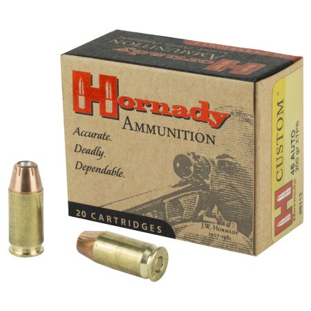 Hornady - Hornady Custom 45 ACP 200-Grain XTP Pistol Ammunition - 20 Rounds