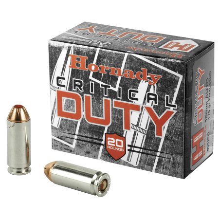 Hornady - Hornady Critical Duty 10mm 175-Grain FlexLock Duty Ammo – Barrier Penetration for Personal Protection