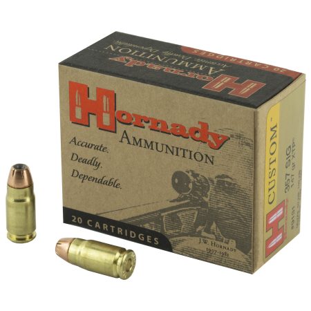 Hornady - Hornady Custom 357 Sig 147-Grain XTP Pistol Ammunition (20 Rounds)
