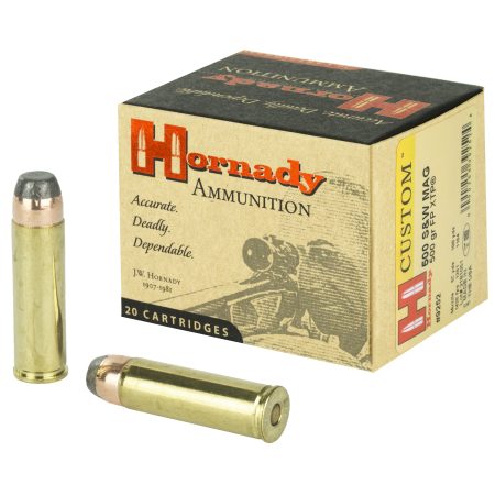 Hornady - Hornady Custom 500 S&W 500 Grain XTP Pistol Ammunition - 20 Rounds per Box