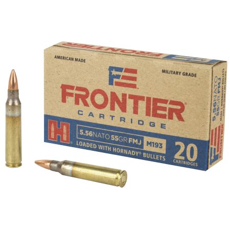 Frontier Cartridge - Frontier Cartridge 556 NATO 55 Grain FMJ Ammunition - Pack of 20 Rounds