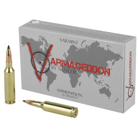 Nosler - Nosler Varmageddon 6mm Creedmoor 70 Grain Flat Base Tipped Bullets (20 per Box, 200 per Case)