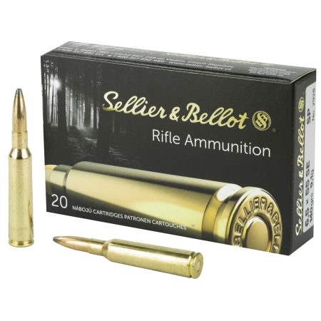 Sellier & Bellot - Sellier & Bellot 6.5x55 Swedish Rifle Ammunition - 140 Grain Soft Point, 20 Rounds per Box
