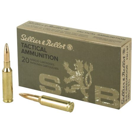 Sellier & Bellot - Sellier & Bellot 6.5 Creedmoor 140 Grain FMJ Rifle Ammunition - 20 Rds per Box, 500 per Case