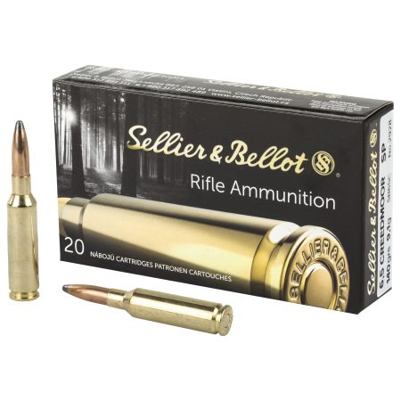 Sellier & Bellot - Sellier & Bellot 6.5 Creedmoor Rifle Ammunition, 140 Grain Soft Point - 20 R rounds per Box