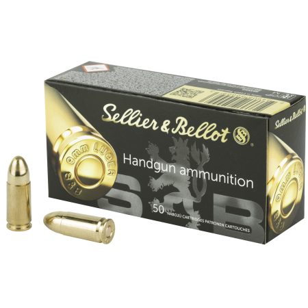 Sellier & Bellot - Sellier & Bellot 9mm 124-Grain Full Metal Jacket Ammunition (50/Box, 1000/Case)