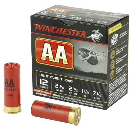 Winchester Ammunition - Winchester Ammunition AA Target 12 Gauge Shotshells 2 3/4 Dram, 1 1/8 oz #7.5, 25/Case