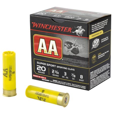 Winchester Ammunition - Winchester Ammunition AA Supersport Sporting Clay 20 Gauge Shotshells - 25 Rounds per Box