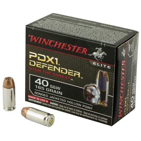 Winchester Ammunition - Winchester Ammunition PDX1 Defender 40 S&W 165-Grain Hollow Point - 20 Rounds