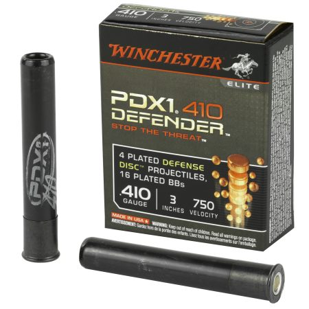 Winchester Ammunition - Winchester Ammunition PDX1 Defender 410 Gauge Buckshot - 10 Rounds per Box