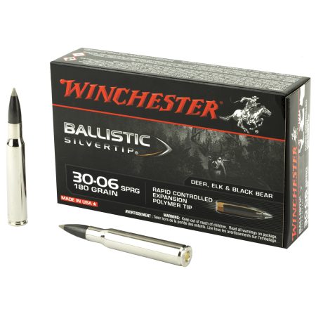 Winchester Ammunition - Winchester Ammunition Ballistic Silvertip 30-06 Springfield 180-Grain Polymer Tip Ammo