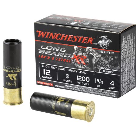 Winchester Ammunition - Winchester Ammunition Long Beard XR 12 Gauge #4 Shotshell, 1.75 oz, 10 Rounds per Box