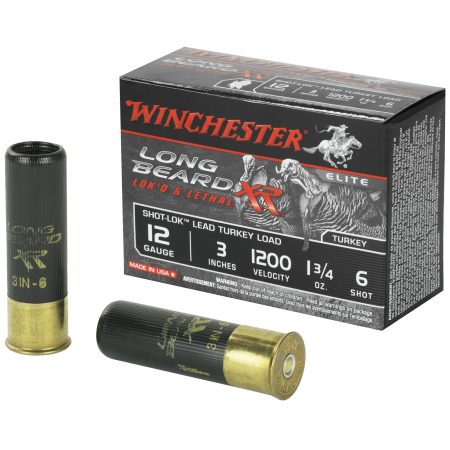Winchester Ammunition - Winchester Ammunition Longbeard XR 12 Gauge Shotgun Shells – 1.75 oz #6 Shot, 10 Rounds per Box