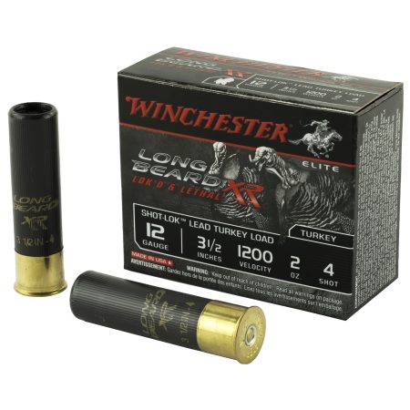 Winchester Ammunition - Winchester Ammunition Long Beard XR 12 Gauge 3.5-Inch Shotshell with #4 Shot - 2 oz, 10 Rounds per Box