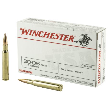 Winchester Ammunition - Winchester Ammunition USA 3006SP 147-Grain Full Metal Jacket Centerfire Rifle Ammo