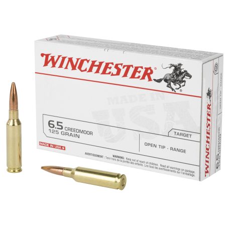 Winchester Ammunition - Winchester Ammunition USA 6.5 Creedmoor 125 Grain Hollow Point Ammo – 20 Rounds per Box, 200 per Case