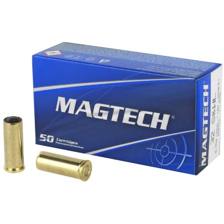 Magtech - Magtech 32 S&W Long Lead Wadcutter Ammunition – Sport Shooting Model, 98 Grain, Box of 50