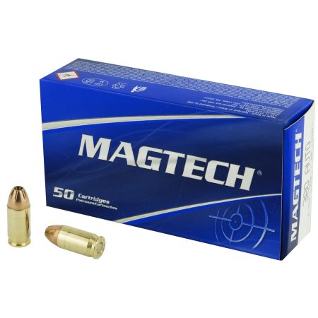 Magtech - Magtech 380 ACP 95-Grain Jacketed Hollow Point Ammunition, Sport Shooting Model (50 Rounds per Box)
