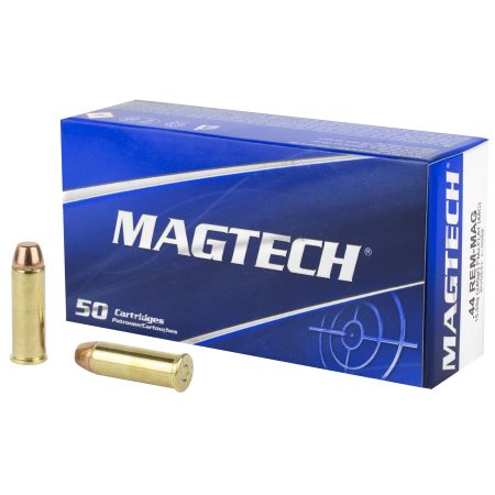 Magtech - Magtech 44 Magnum Full Metal Jacket Ammunition – 240 Grain, Sport Shooting Model