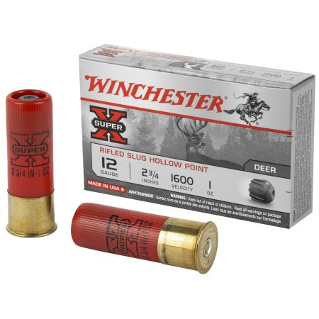 Winchester Ammunition - Winchester Ammunition Super-X 12 Gauge 2.75-Inch Rifled Slug, 1 oz, 5 Rounds per Box