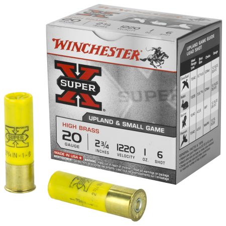 Winchester Ammunition - Winchester Ammunition Super-X 20 Gauge Shotshells - 1 oz #6, 25 Rounds per Box