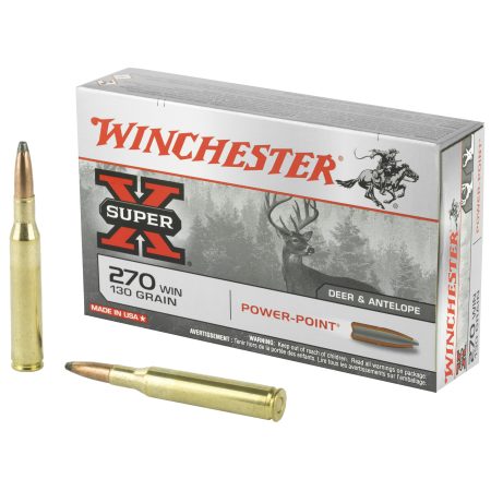 Winchester Ammunition - Winchester Ammunition Super-X Power Point .270 Winchester 130-Grain - 20 Rounds