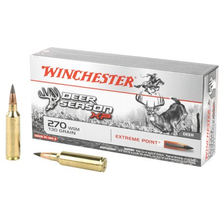 Winchester Ammunition - Winchester Ammunition Deer Season XP .270 WSM 130-Grain Polymer Tip - 20 Rounds