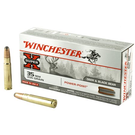 Winchester Ammunition - Winchester Ammunition Super-X Power-Point .35 Remington 200-Grain Centerfire Rifle Ammunition (20 Rounds per Box)