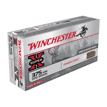 Winchester Ammunition - Winchester Ammunition Super-X Power Point .375 Winchester 200 Grain Ammunition - 20 Rounds per Box