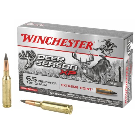 Winchester Ammunition - Winchester Ammunition Deer Season XP 6.5 Creedmoor 125-Grain Polymer Tip Ammo - 20 Rounds per Box