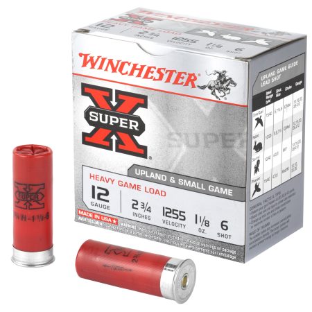 Winchester Ammunition - Winchester Ammunition Super-X 12 Gauge 2.75-Inch #6 Shotshells - 1 1/8 Oz, 25-Box
