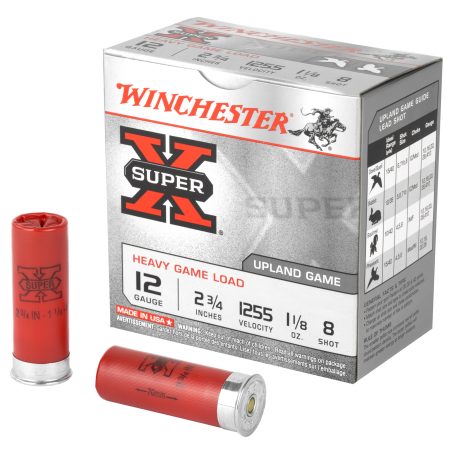 Winchester Ammunition - Winchester Ammunition Super-X 12 Gauge Shotshell - 1 1/8 oz #8, 25 Rounds