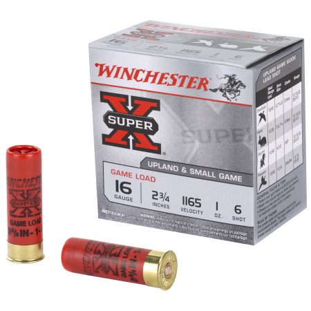 Winchester Ammunition - Winchester Ammunition Super-X 16 Gauge Shotshells, 1 oz #6, 25 Rounds per Box