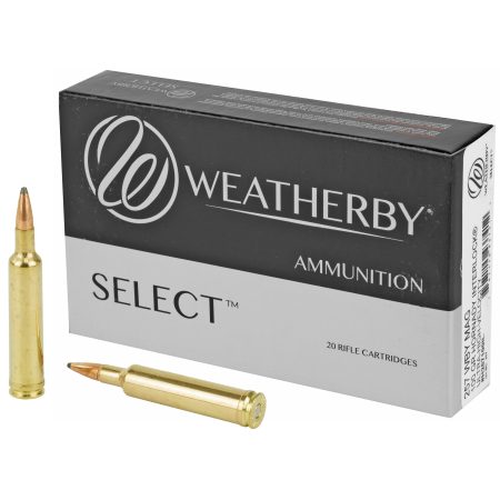 Weatherby - Weatherby Select 257 Weatherby Magnum 100-Grain InterLock Ammunition (20 Rounds per Box)