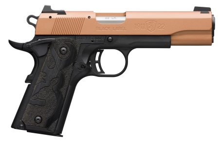 Browning - Browning 1911-22 Black Label Semi-Auto Pistol in 22 LR with Copper Cerakote Finish