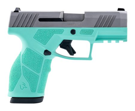 Taurus - Taurus GX2 9mm Semi-Auto Pistol with Stainless Finish and Cyan Polymer Steel Frame